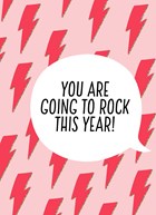 nieuwjaarskaart goede voornemens you are going to rock this year
